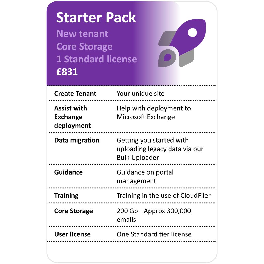 CloudFiler Starter Pack